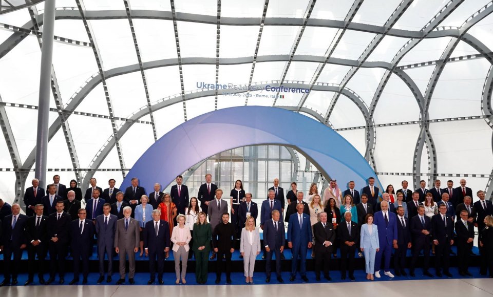 Ministras Kęstutis Budrys Ukrainos atstatymo konferencijoje Romoje: „Lietuvos parama Ukrainai – ilgalaikis įsipareigojimas“