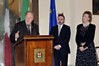 Prof.V.Landsbergis, ministras A.Gelūnas, Milano merė L.Moratti