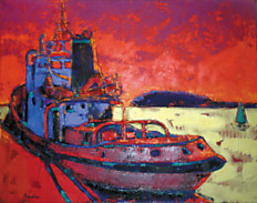 Arvydas Pakalka. Saulelydis (2006, drobė, aliejus)